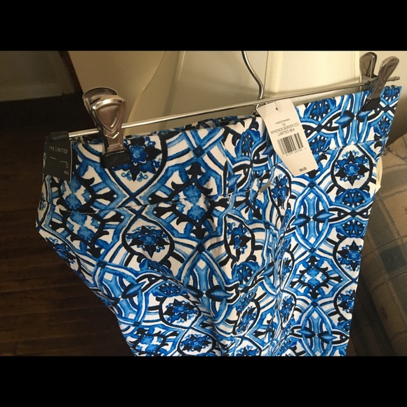 NWT - The Limited Mykonos Border Ankle Pants - Picture 2 of 2